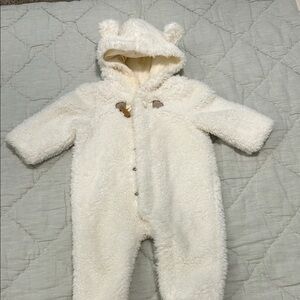 Janie and Jack Faux Fur One-Piece